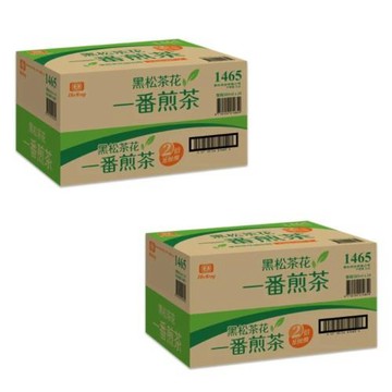 【黑松】黑松茶花 一番煎茶x2箱(580mlx24入)(日本煎茶)
