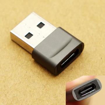 USB A公轉type C母 手機充電線轉接頭 C對C線轉A對C線轉換頭