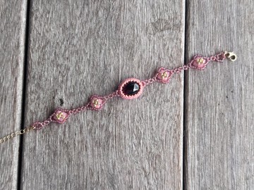 250328 石榴石 串珠 手鍊