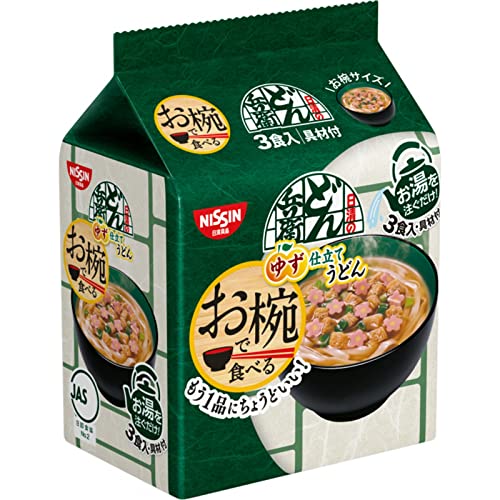 日清食品 お椀で食べるどん兵衛 3食パック インスタント袋麺 90g9個