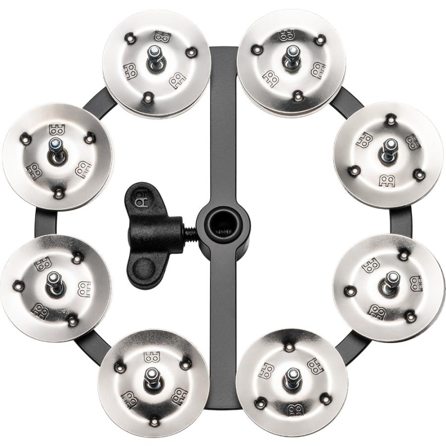 MEINL Percussion ハイハットタンバリン Headliner シリーズ Stainless Steel 1row HTHH1BK ［マイネル パーカッション Hihat Tambourine］