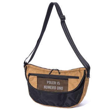 日本限定 POLER X-CLOTH MESSENGER 中型郵差包 / 側背包 / 狼棕
