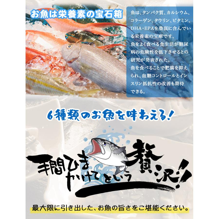 6種18食魚の食べ比べセット惣菜  おかず  ギフト おつまみ  冷凍 お弁当 詰め合わせ 食品 煮物