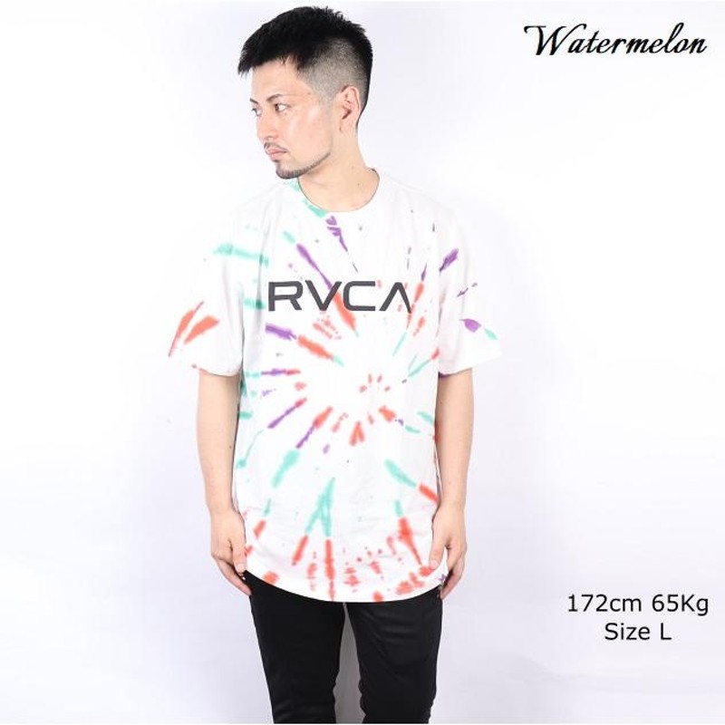 RVCA ルーカ Tシャツ タイダイ T-shirts 半袖 ビッグロゴ ティーシャツ