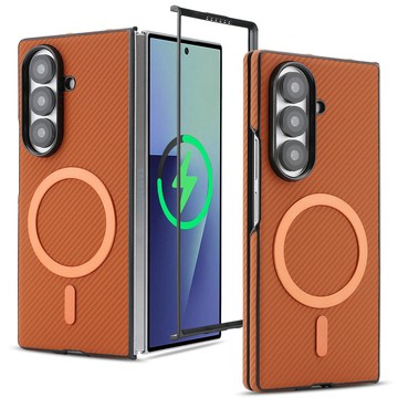 SLYZ適用三星 Galaxy Z Fold8 Ultra手機殼Fold 8 7 6無線充電MagSafe車載磁吸套