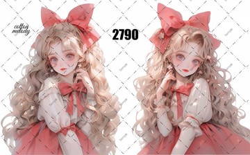 original sticker no.2790 人物貼紙 原創貼紙 原創人物貼紙 裝飾貼紙 cotton melody