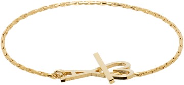AMI Paris 金色 Brass Ami de Coeur 手链