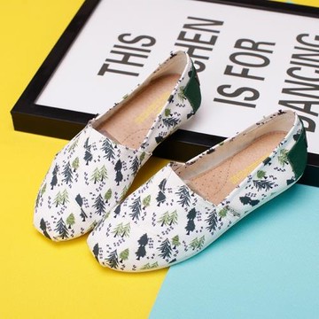 漁夫鞋女2025新款平底小香風休閑時尚正牌老北京布鞋女一腳蹬女鞋