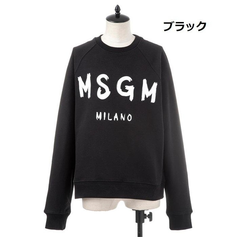 MSGM レディース 手書き風ロゴ トレーナー／スウェット エムエス