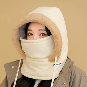 特價🌞雷鋒帽男女冬季騎行護耳保暖帽子防寒防風摩託車圍脖頭套一體帽潮 冬季保暖帽子 加絨加厚保暖毛帽 戶外出行防風帽 PK