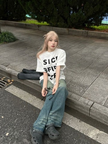美式複古 女生上衣 印花寬鬆情侶短袖T恤上衣夏慵懶風 男生短袖 oversize韓版短T 圓領半袖 上衣女嘻哈街頭美式t