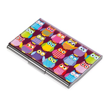 TROIKA｜貓頭鷹不銹鋼金屬名片夾/盒