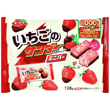 有樂製菓 雷神草莓風味迷你棒 121g