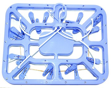 超值2入*26吊夾保爾潔方形曬夾(26夾/個)曬衣架/掛衣架/晾衣架