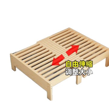 實木簡約沙發榻榻米抽拉床多功能兩用伸縮床午休小戶型推拉床批發[DD280308]