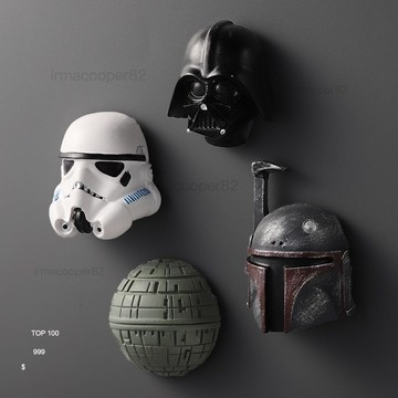 桃園快速🚚星球大戰冰箱磁力貼StarWars出口美國創意3D立體吸鐵石