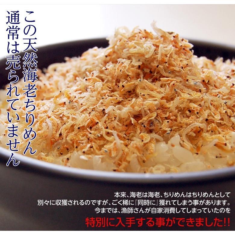 ポイント消化 国内産 天然 海老ちりめん 50g× 3袋 えび エビ じゃこ ふりかけ  国産 送料無料