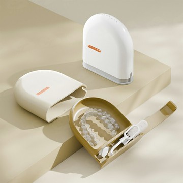 隱形牙套收納盒 牙套盒 假牙盒 牙套置物盒 假牙收納盒 維持器收納盒 矯正器收納盒【HC152】99750走走去旅行