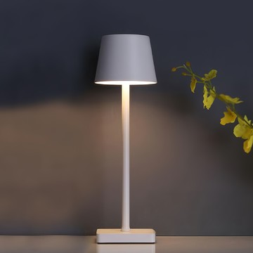 西格傢飾 簡約設計款高腳小檯燈 37 x 10.5 x 10.5cm 630g 1個  白色