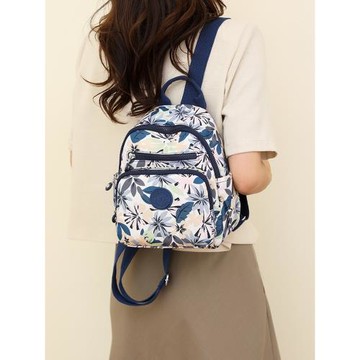 迷你牛津布碎花雙肩包女2025新款時尚百搭帆布旅行中年媽媽小背包