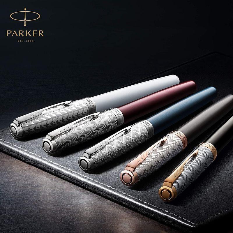 PARKER パーカー公式 ソネット プレミアム 万年筆 M 中字 高級 ブランド ギフト ペン先 18金 メタル&グレイPGT 21197 |  LINEブランドカタログ