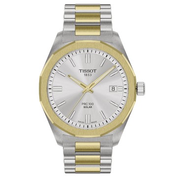 TISSOT天梭 PRC 100系列 太陽能 經典時尚腕錶 39mm / T1514222203100