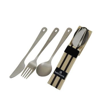 日本Belmont 鈦製餐具三件組 BM-073 Belmont 鈦製餐具三件組 BM-073