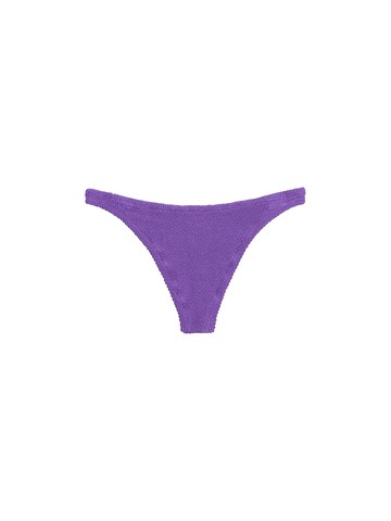 MC2 Saint Barth Woman Purple Crinkle Cheeky Swim Briefs Naomi