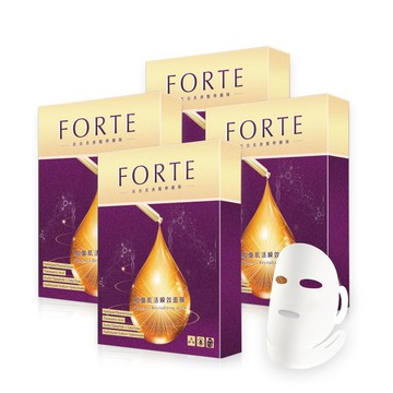 【FORTE】-胎盤肌活瞬效面膜35ml(5片/盒)x4入
