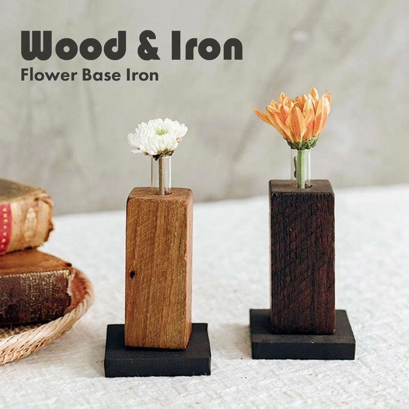 インテリア 雑貨 古材 木製 花瓶 一輪挿し ガラス 試験管 付き 木製 木目 花挿し フラワーベース 花器 天然木 北欧 プレゼント ギフト おしゃれ 通販 Lineポイント最大0 5 Get Lineショッピング