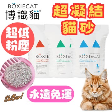 （超低價️‍🔥折價券）博識貓 貓砂 礦砂 黏土凝結貓砂 無粉塵貓砂 貓廁所 貓砂盆 獸醫推薦 BOXIECAT 高雄門市