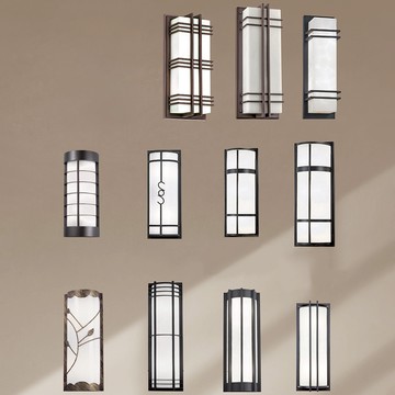 鋁合金大樓外牆壁燈  49-66411、66412、66413、66414、66415、66416、66417、66418、66419、6641A、6641B