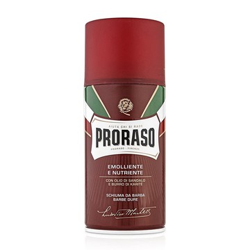 義大利 Proraso 刮鬍泡（滋潤檀香/紅標）刮鬍膏 刮鬍皂 剃鬚膏 剃鬚泡 刮鬍乳 刮鬍凝膠 刮鬍霜 剃鬚皂 刮鬍露