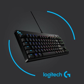 羅技G PRO 職業級競技機械式電競鍵盤(青軸V2)