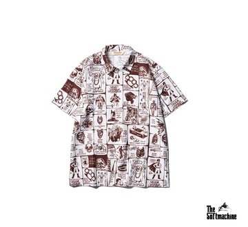 Softmachine Zine AD Shirts S/S復古童玩滌綸短袖襯衫