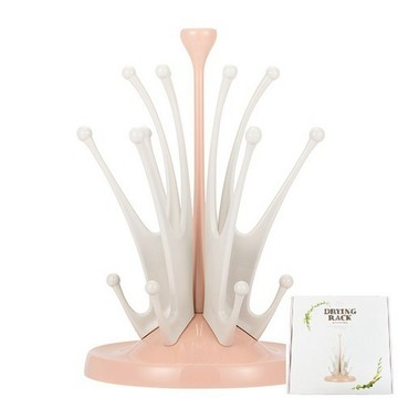 韓國製 tgm 奶瓶晾乾架 粉色【快速出貨】奶瓶收納神器 寶寶必備用品 食品級材質 新手爸媽推薦 衛生奶瓶晾乾 防滑穩固