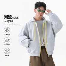 連帽衛衣透氣百搭開衫男女款秋季潮牌上衣