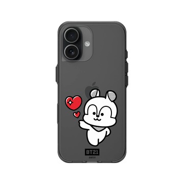 iPhone 17 Clear (相機按鈕) 酷墨灰 - BT21 - MANG for You