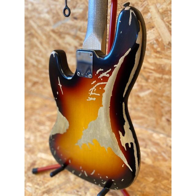 Fender Custom Shop Jaco Pastrious Relic Jazz Bass Sunburst 全国一律送料無料