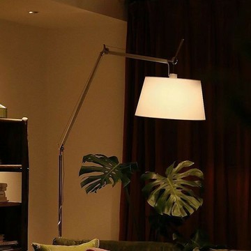 公司貨免運 110V落地燈 意大利Artemide搖臂伸縮中古落地燈臥室客廳書房釣魚燈氛圍工業風 最低價 快速出貨