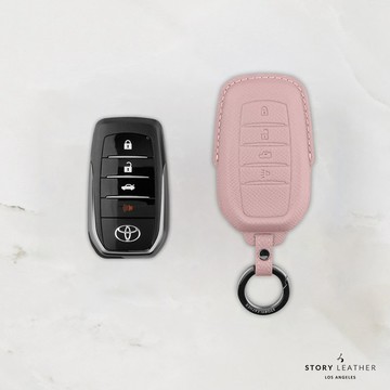 STORY LEATHER 【TOYOTA-R4】【車鑰匙皮套 巴掌紋芋泥紫】 Style TOYOTA-R4