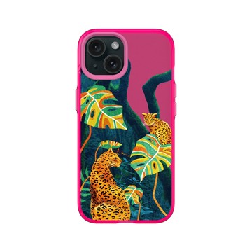 iPhone 15 Clear 粉漾桃 - LOOK！多看我一眼 LOOK! Nature Seeks Attention - 願傷疤 有天開出花（亞馬遜雨林）