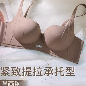 舒適親膚內衣 固定杯內衣 雙倍提拉內衣女 小胸聚攏 上託內衣 防下垂 顯大內衣 加厚內衣 無痕內衣 柔軟文胸 收副乳