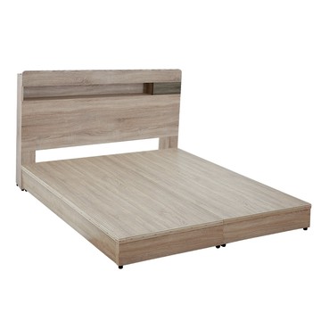 【多瓦娜】派克5尺二件式房間組(床片+床底)/三色梧桐