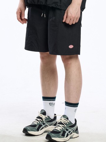 Emblem Wappen Minimal Shorts_Black
