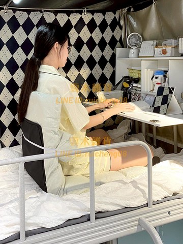 宿舍懶人沙發 地毯座椅坐墊靠背椅 飄窗學生床上折疊椅靠背椅子【雲木雜貨】