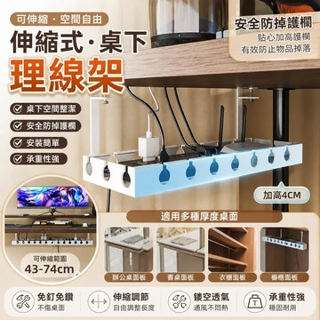 ✈新北出貨✨桌下理綫器 免打孔理線器 插座電綫收納架 電線收納 桌下理線架  電源綫架槽 綫路整理盒 桌麵走綫神器
