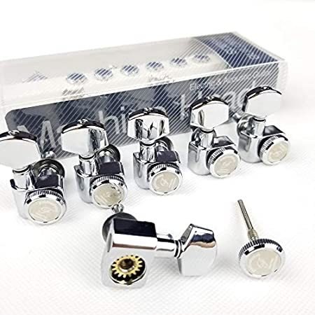 Guitars Parts Set in-line No Screws Locking Electric Guitar Machine Tun