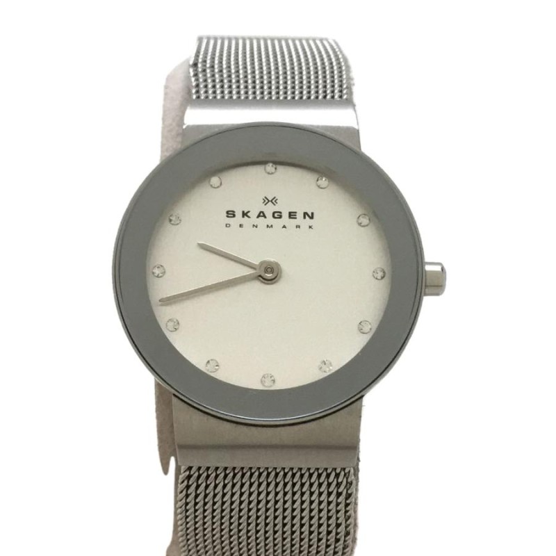 SKAGEN◇クォーツ腕時計/アナログ/ステンレス/SLV/SLV | LINE ...