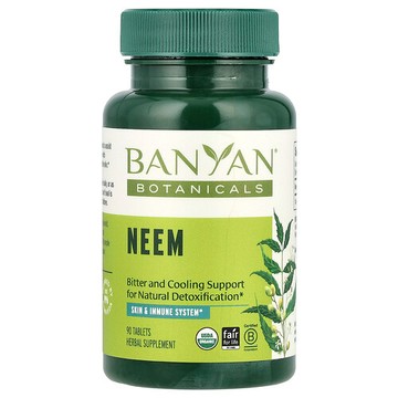 Banyan Botanicals, 印楝，1000 毫克，90 片（每片 500 毫克）